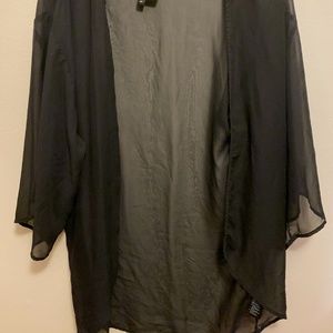 H&M Black See through Cardigan XS